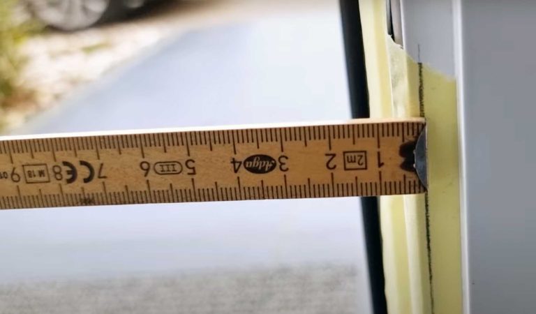 Haustür - Abstand messen